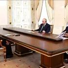 Russian President Vladimir Putin and his defense chief Shoigu hosting Iran's top security official in St. Petersburg, September 12, 2024