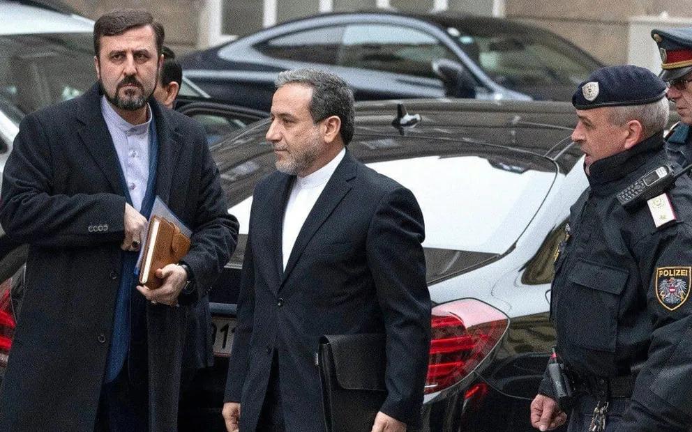 Abbas Araghchi in Vienna during nuclear talks in 2021