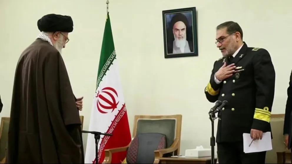 Iran’s Supreme Leader Ali Khamenei and Ali Shamkhani, the former secretary of Iran’s Supreme National Security Council (SNSC) for almost a decade, during a meeting in Tehran