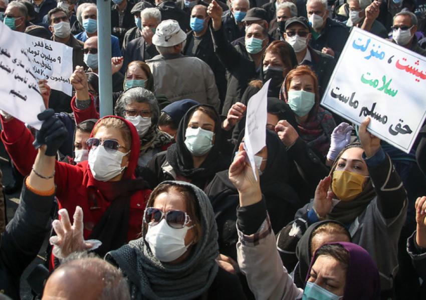 تجمع اعتراضی بازنشستگان تامین اجتماعی در تهران و شهرهای دیگر | ایران  اینترنشنال